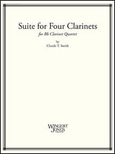 SUITE FOR FOUR CLARINETS cover